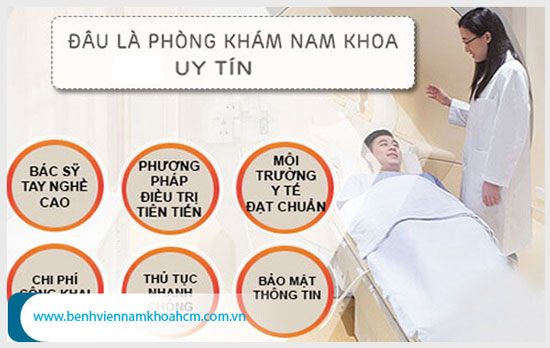Tiêu chí lựa chọn phòng khám nam khoa uy tín