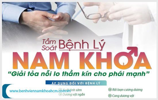 Khám nam khoa nhằm mục đích tầm soát bệnh lý nam khoa